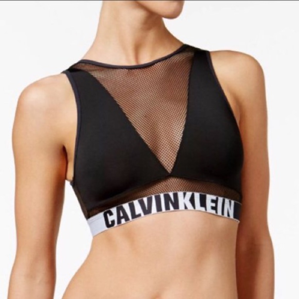 NWOT Calvin Klein ID Fashion high neck bralette